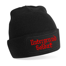 Zeige Details für UNTERGRUND SOLDATEN - BEANIE (schwarz) Bild von UNTERGRUND SOLDATEN - BEANIE (schwarz)