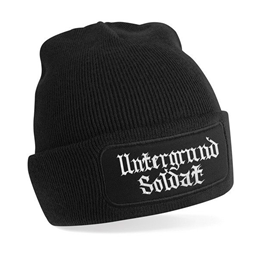 Zeige Details für UNTERGRUND SOLDATEN - BEANIE (schwarz) Bild von UNTERGRUND SOLDATEN - BEANIE (schwarz)